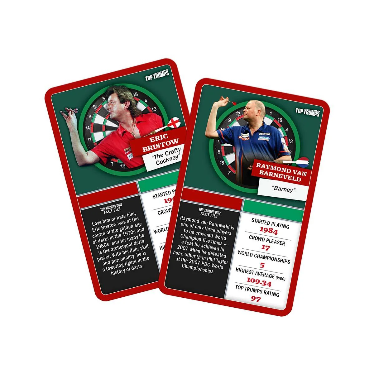 Top 30 Darts Greats Top Trumps Limited Edition Card Game Gift Set - Image 9