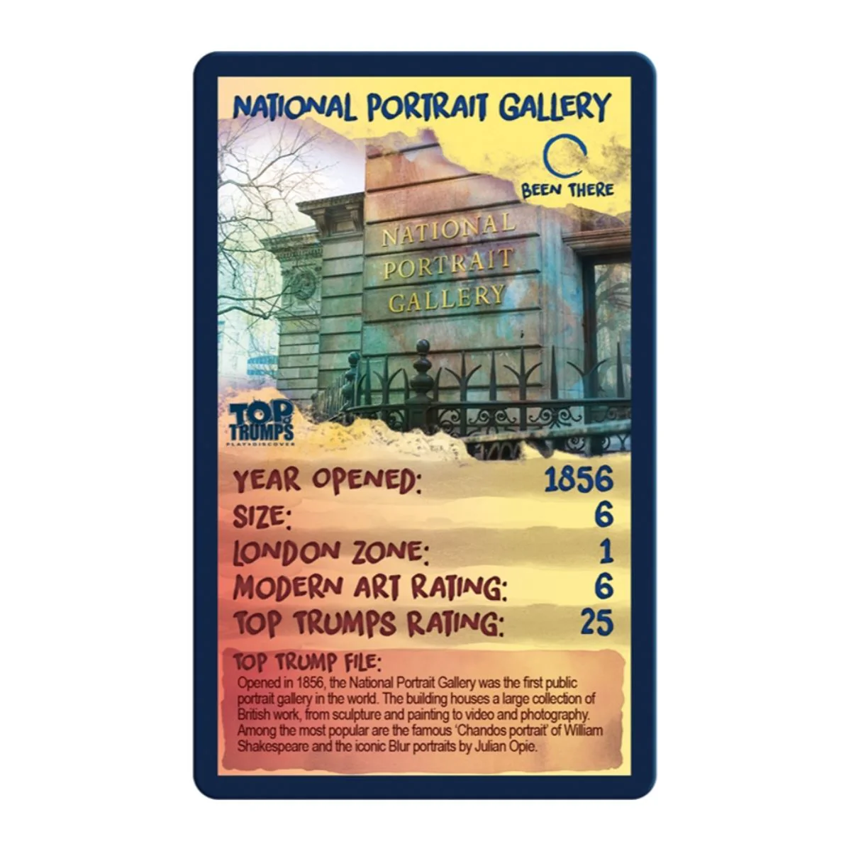Top London Galleries Top Trumps Card Game - Image 3