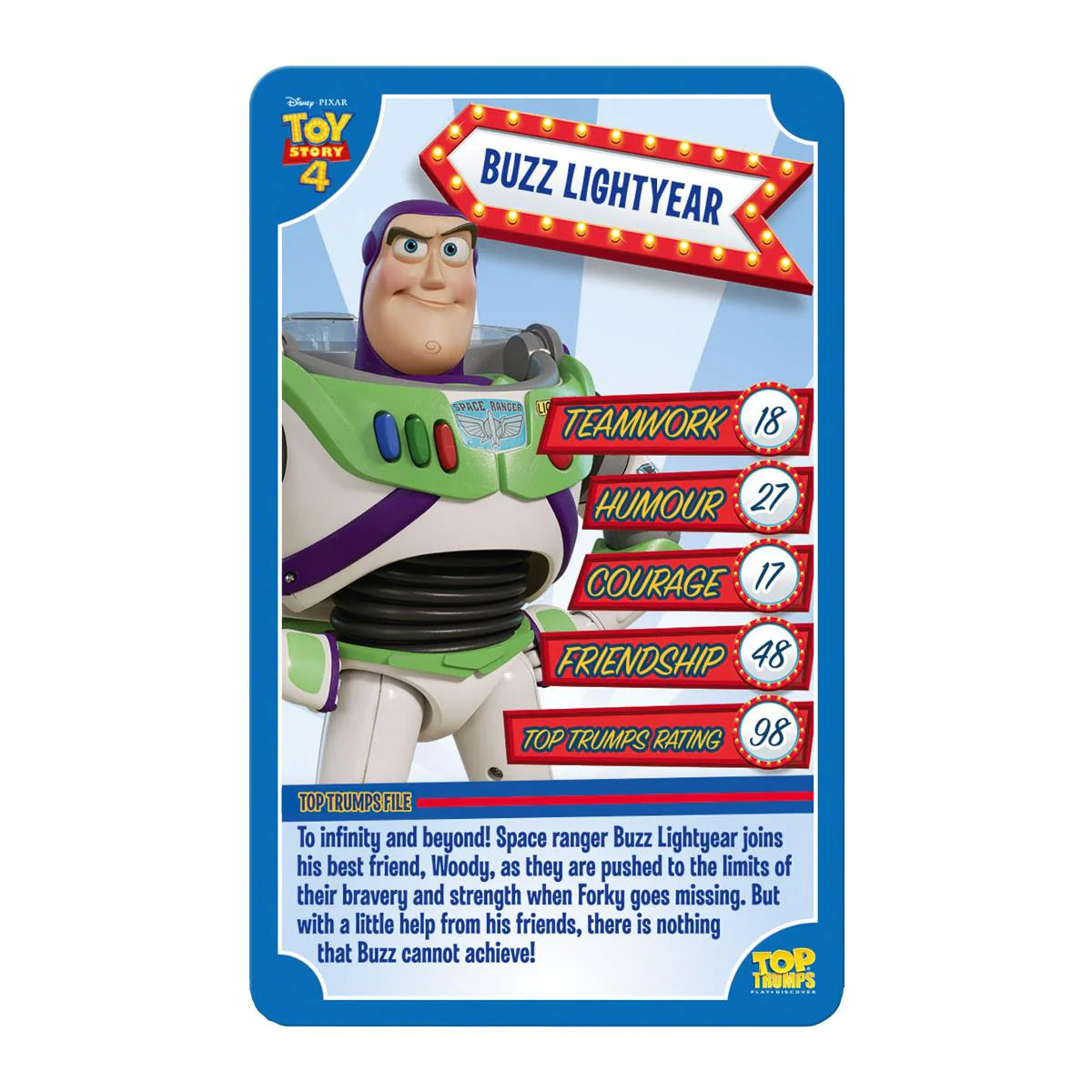 Toy Story 4 Top Trumps Card Game - Image 2