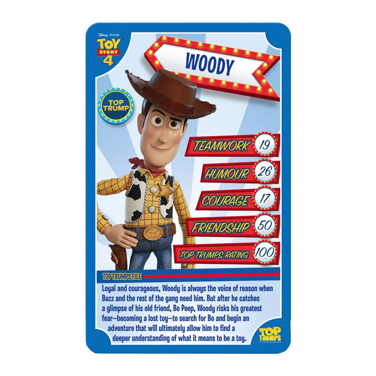 Toy Story 4 Top Trumps Card Game - Image 4