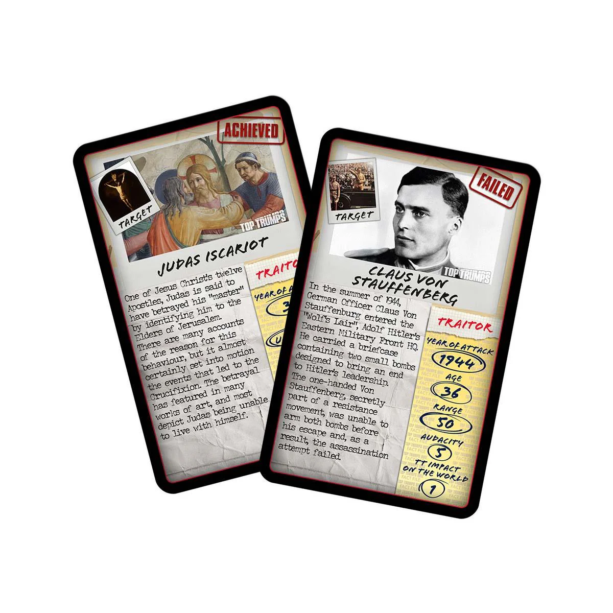 Traitors and Assassins Top Trumps Limited Edition Card Game - Image 6