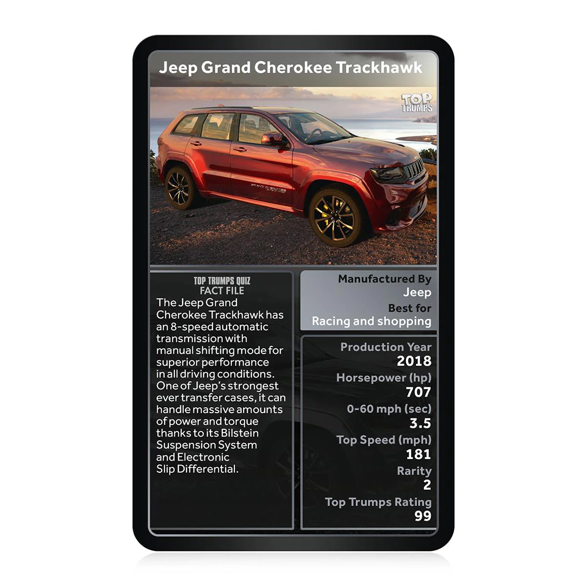 Ultimate 4x4 Vehicles Top Trumps Card Game - Image 3
