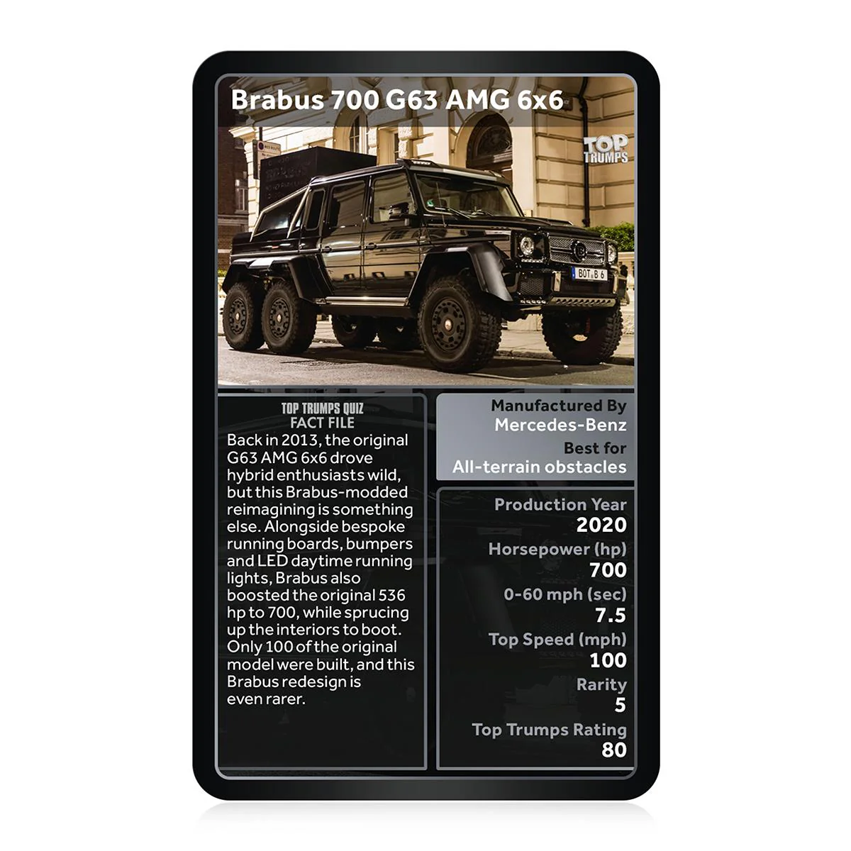 Ultimate 4x4 Vehicles Top Trumps Card Game - Image 4
