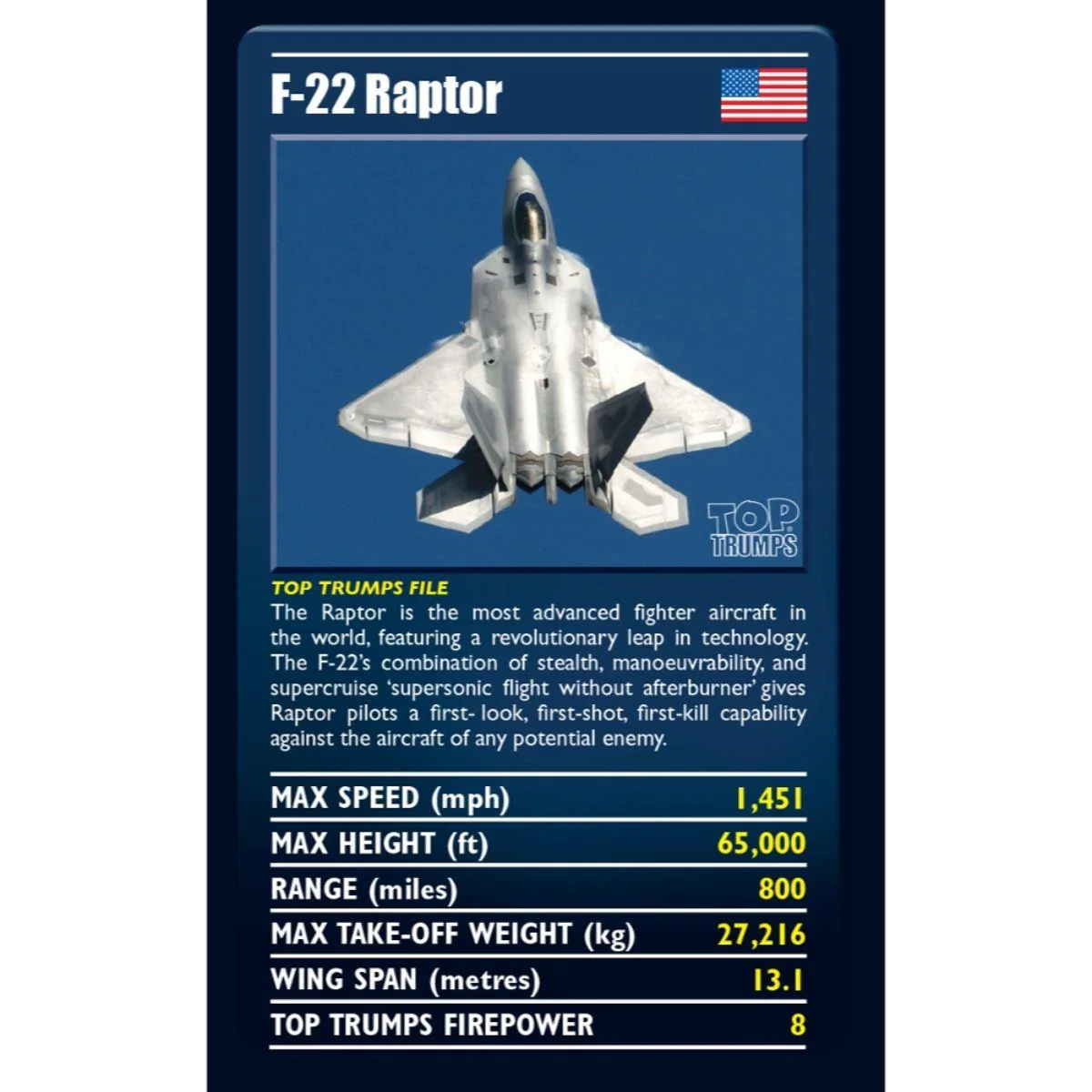 Ultimate Military Jets Top Trumps Card Game - Image 3