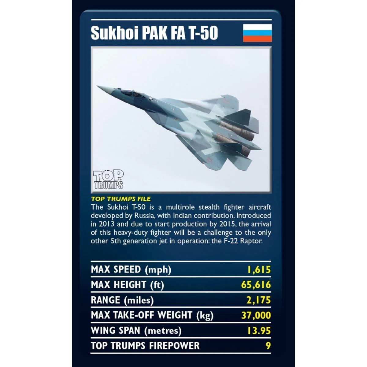 Ultimate Military Jets Top Trumps Card Game - Image 4