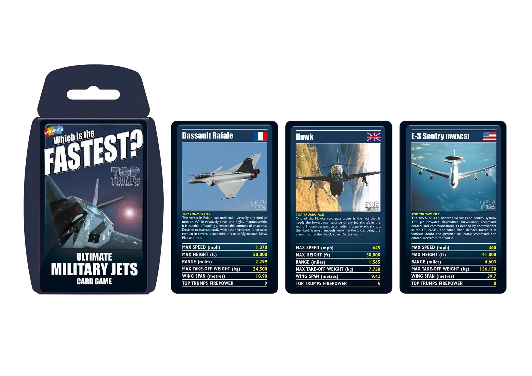 Ultimate Military Jets Top Trumps Card Game - Image 5