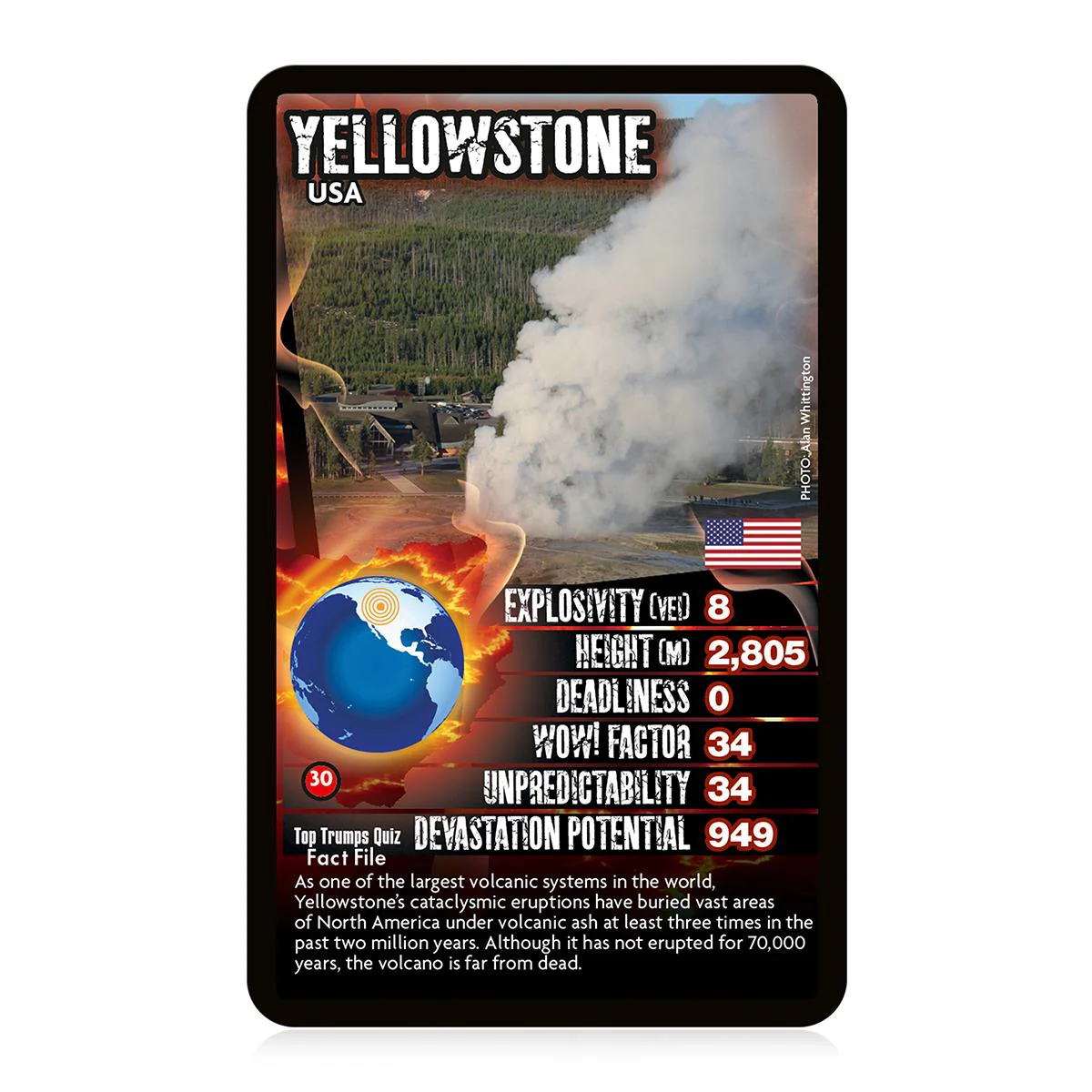 Volcanoes Top Trumps Card Game - Image 3