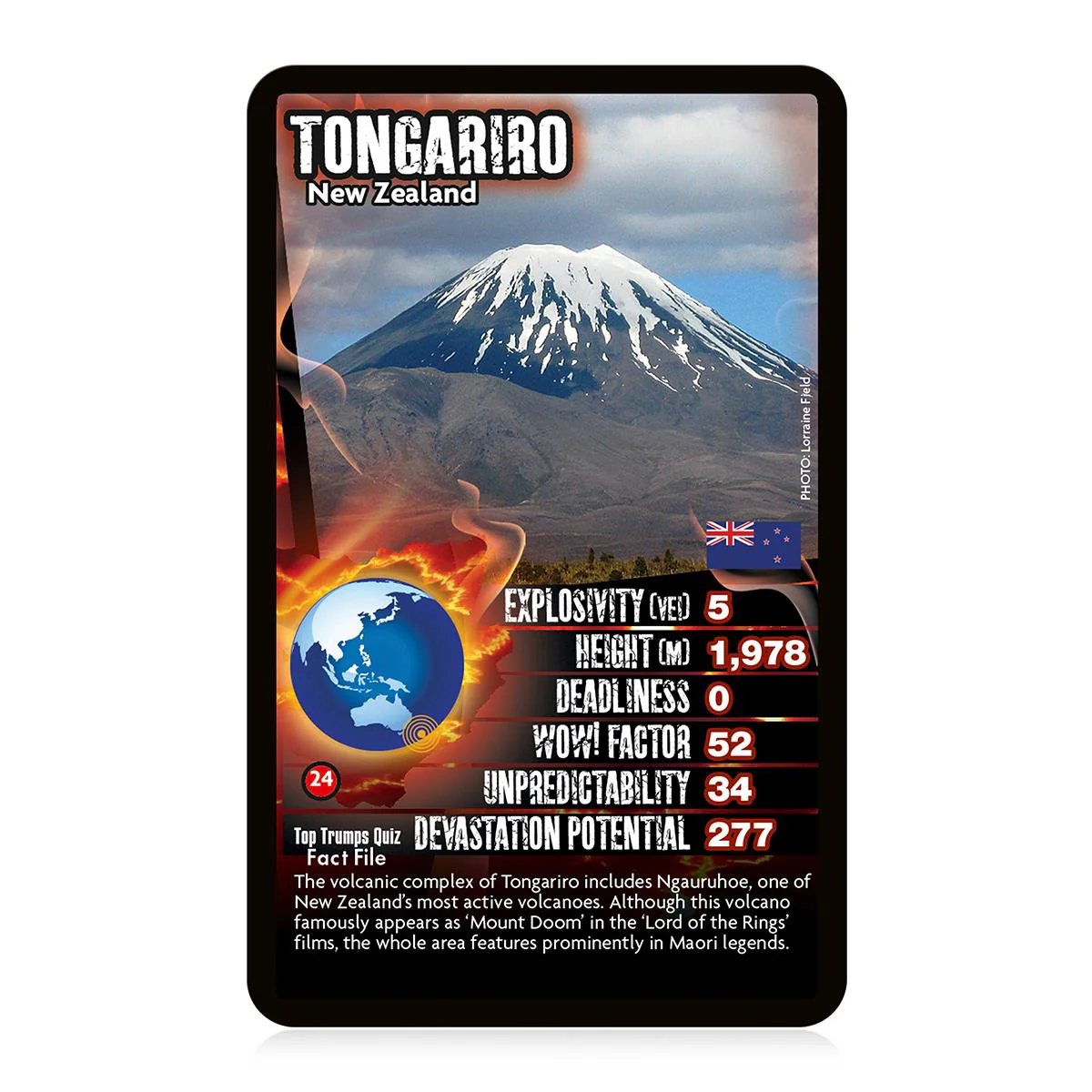 Volcanoes Top Trumps Card Game - Image 4