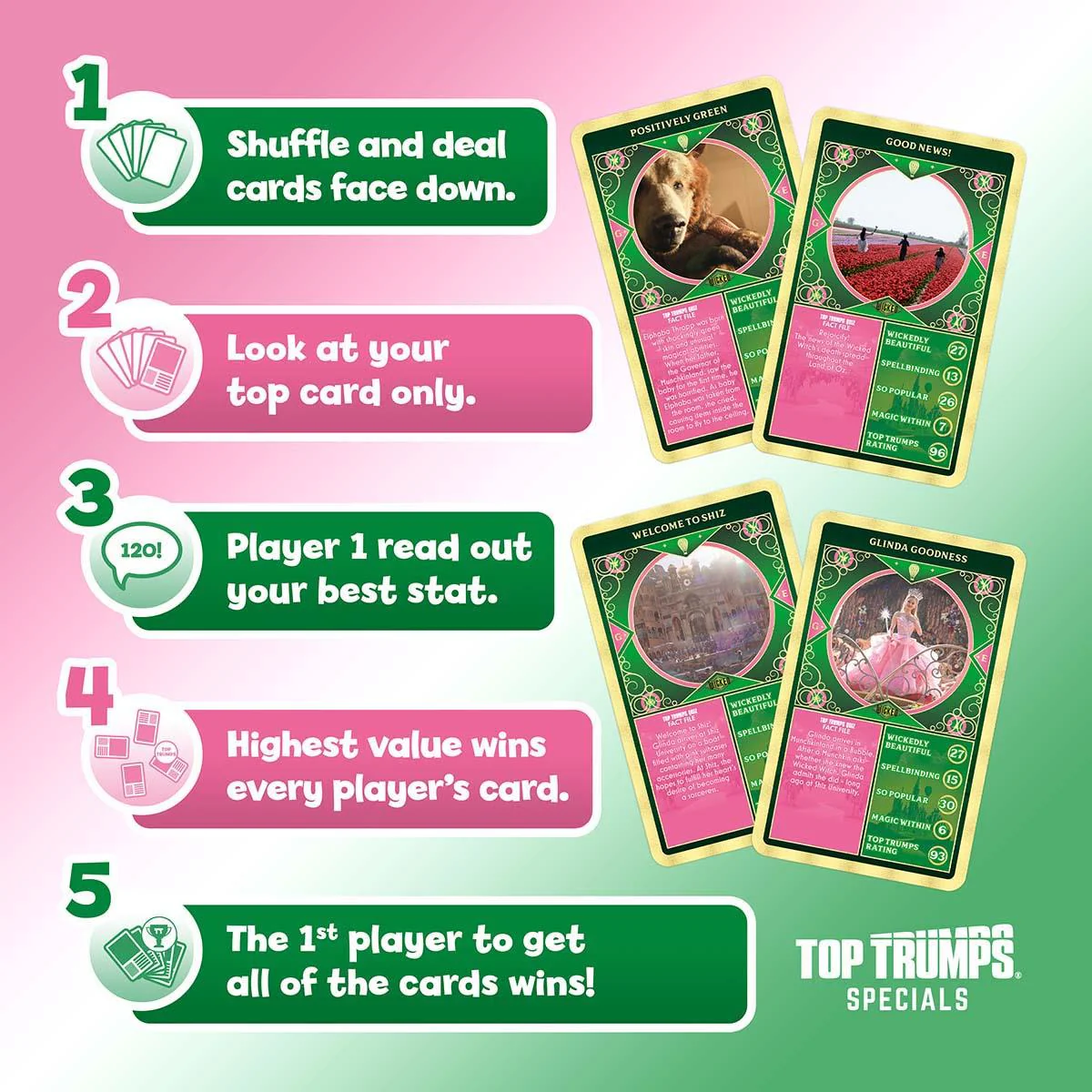 Wicked Top Trumps Card Game - Image 5
