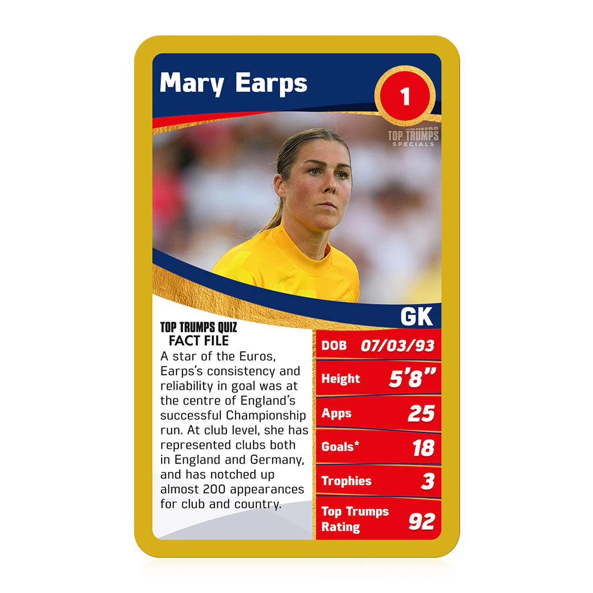 Women's European Football Champions Top Trumps Card Game - Image 2