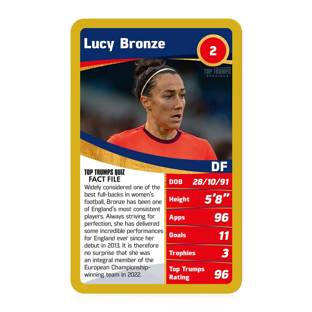 Women's European Football Champions Top Trumps Card Game - Image 3