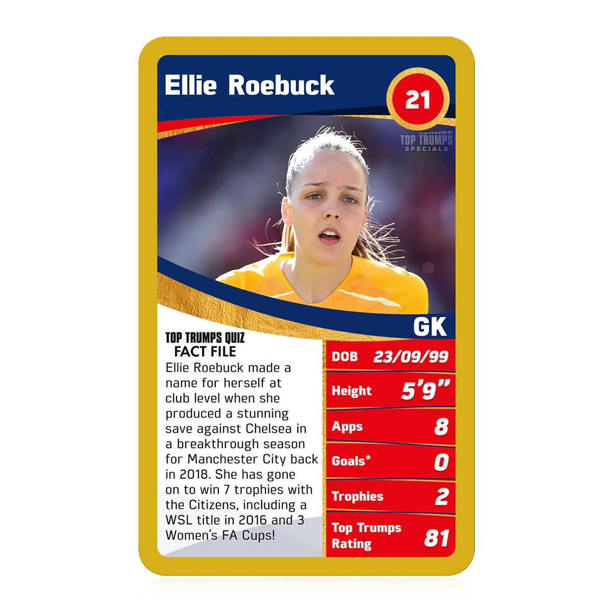Women's European Football Champions Top Trumps Card Game - Image 4