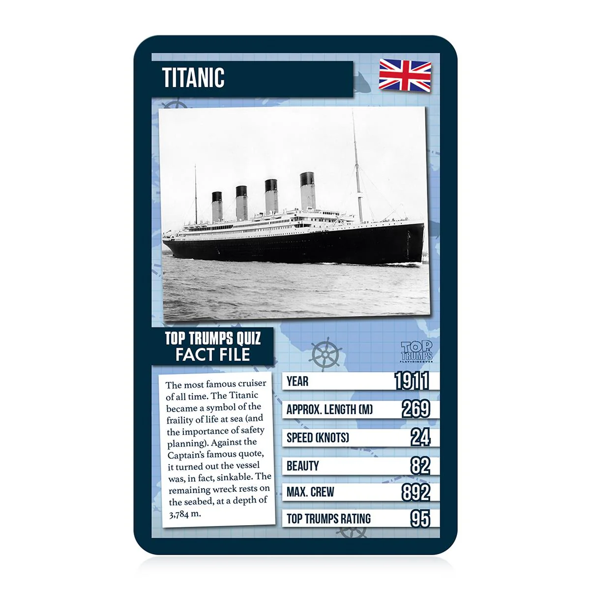 World Famous Ships Top Trumps Card Game - Image 4
