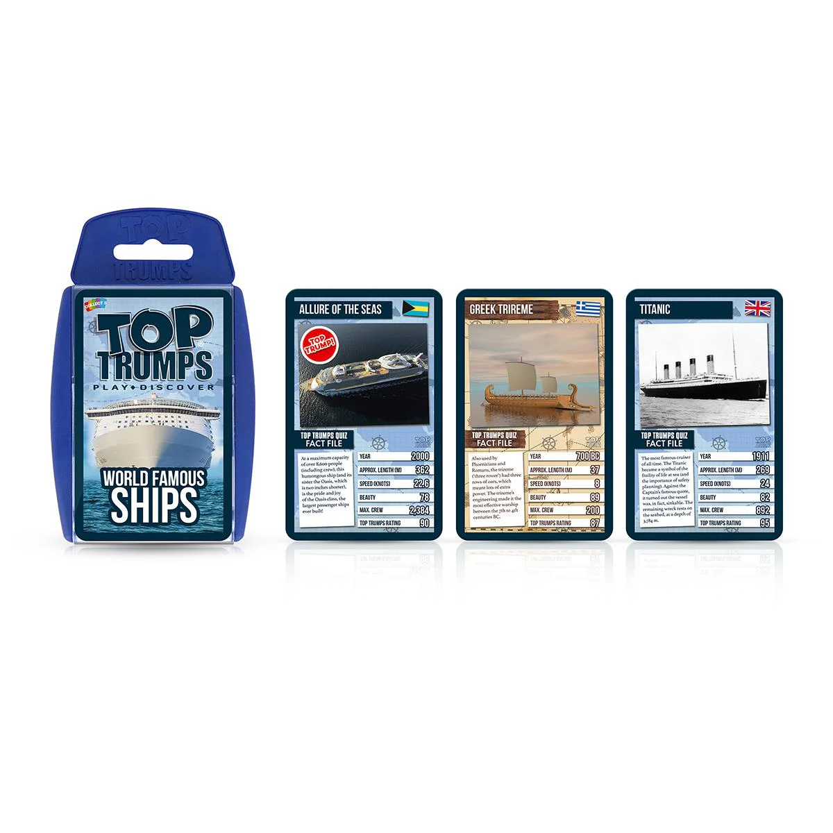 World Famous Ships Top Trumps Card Game - Image 5