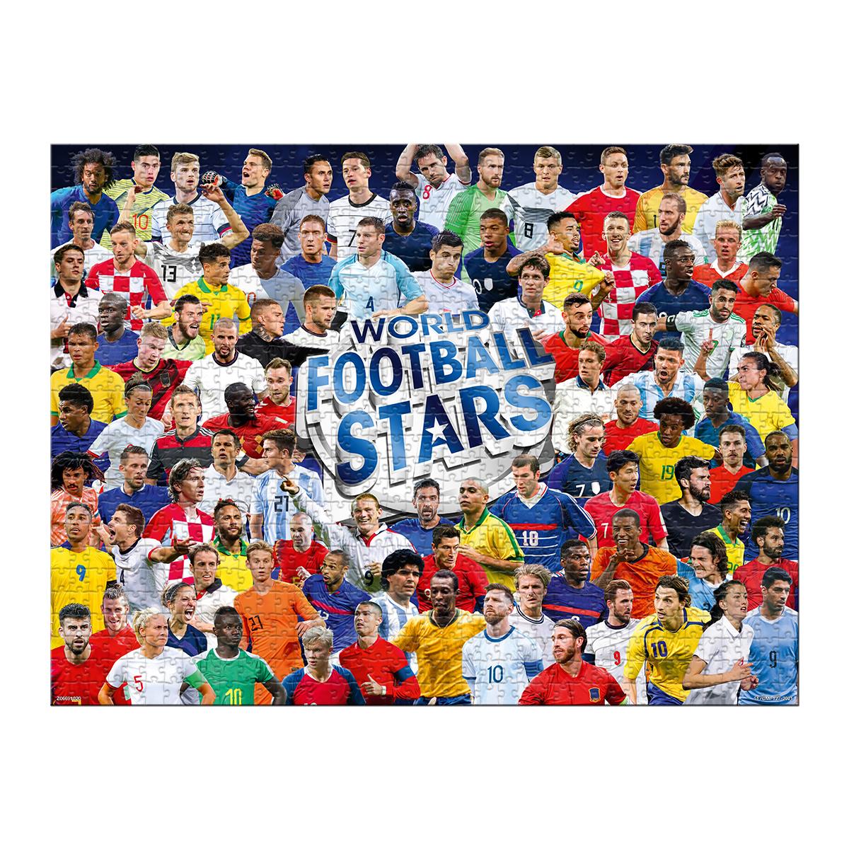 World Football Stars 1000 Piece Jigsaw Puzzle - Image 3