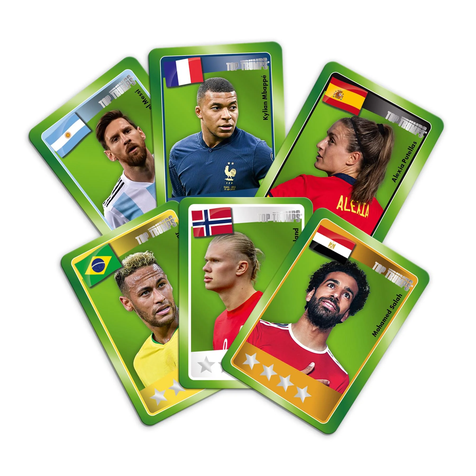 World Football Stars Green Top Trumps Match - The Crazy Cube Game - Image 3