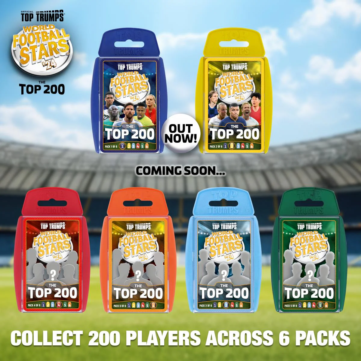 World Football Stars Top 200 - Pack 2 Top Trumps Card Game - Image 7