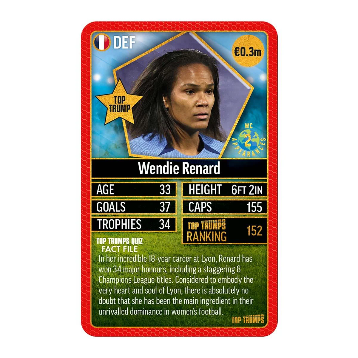 World Football Stars Top 200 - Pack 4 Top Trumps Card Game - Image 4