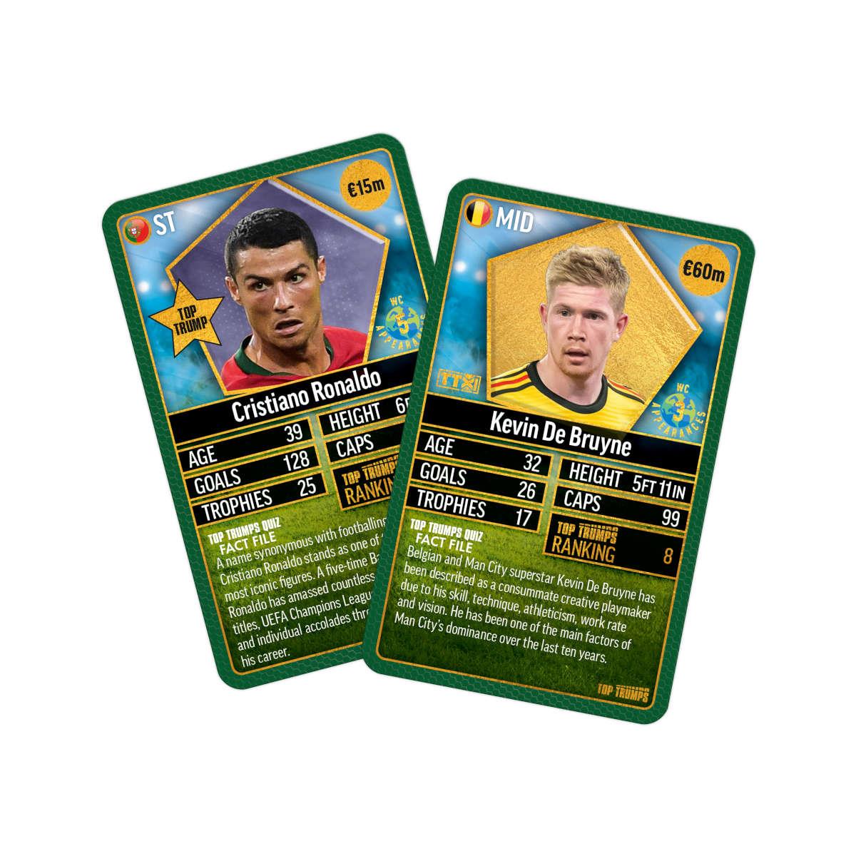 World Football Stars Top 200 - Pack 5 Top Trumps Card Game - Image 4