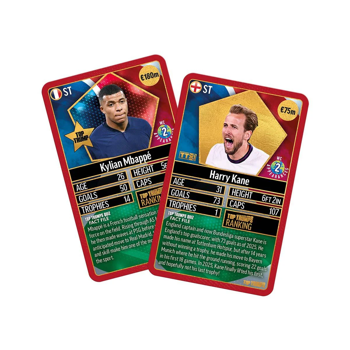 World Football Stars Top 200 Top Trumps Card Game – Chrome Pack Starter Kit - Image 3