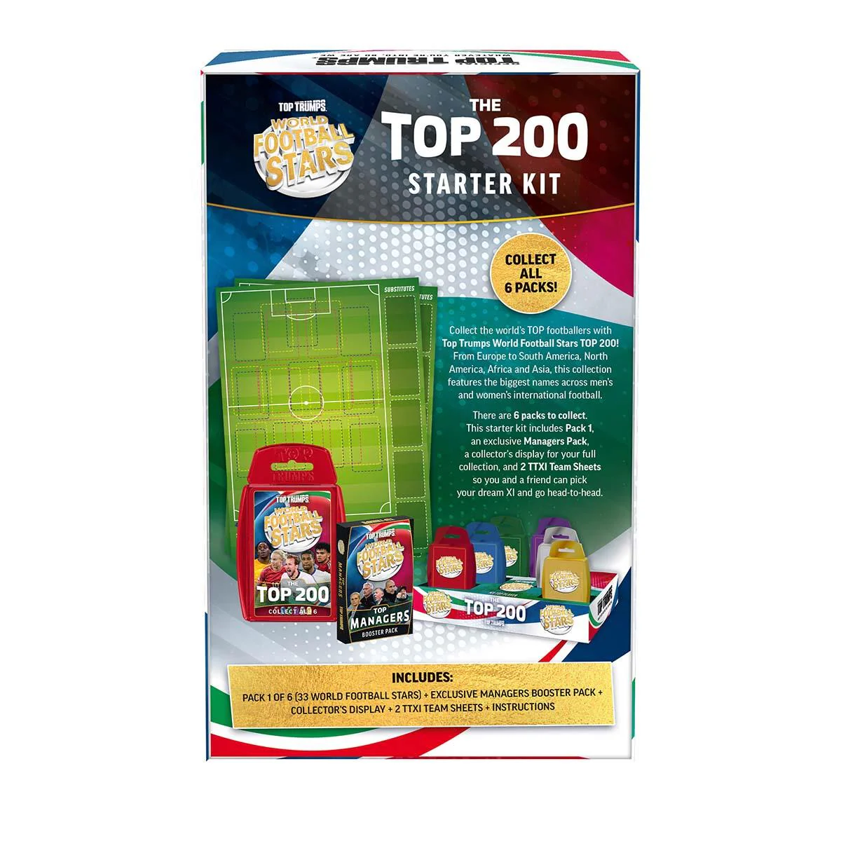 World Football Stars Top 200 Top Trumps Card Game – Chrome Pack Starter Kit - Image 9