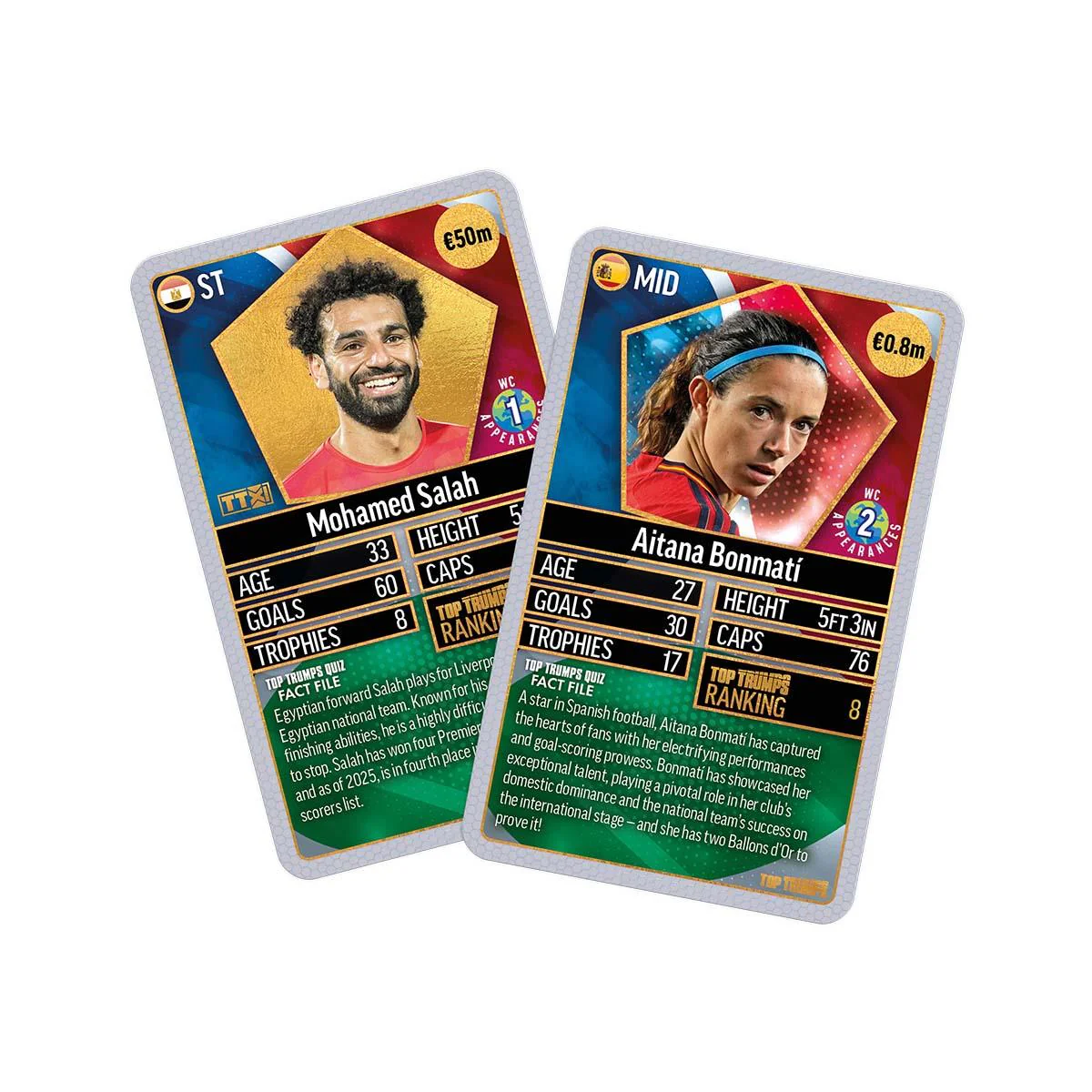 World Football Stars Top 200 Top Trumps Card Game – Chrome Silver Pack - Image 4