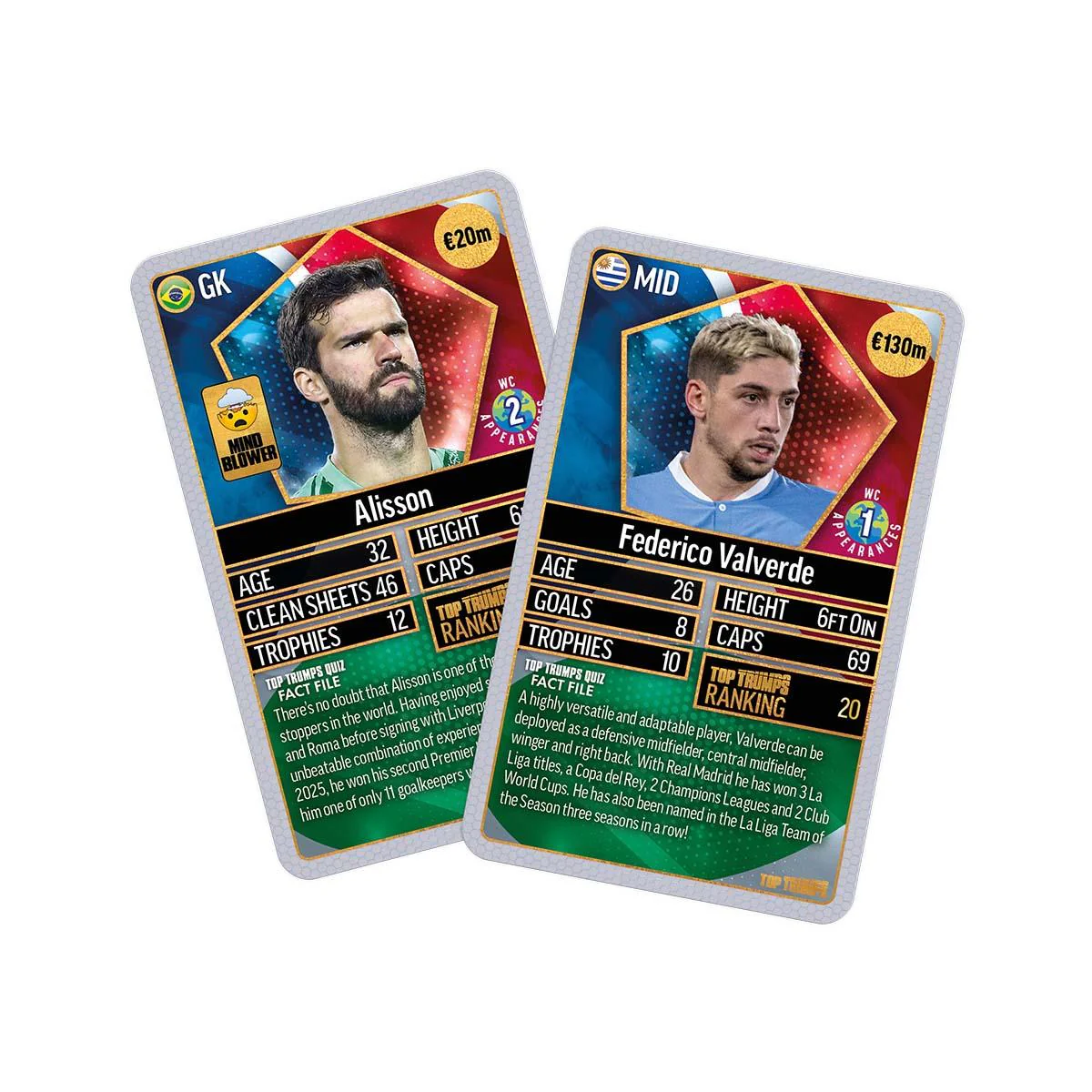 World Football Stars Top 200 Top Trumps Card Game – Chrome Silver Pack - Image 5