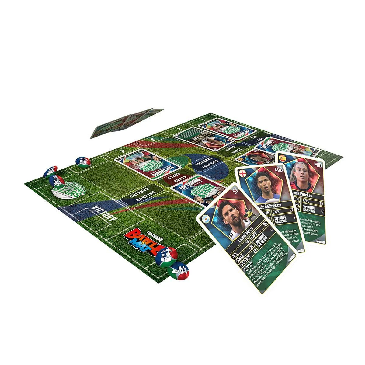 World Football Stars Top Trumps Battle Mat Card Game - Image 3